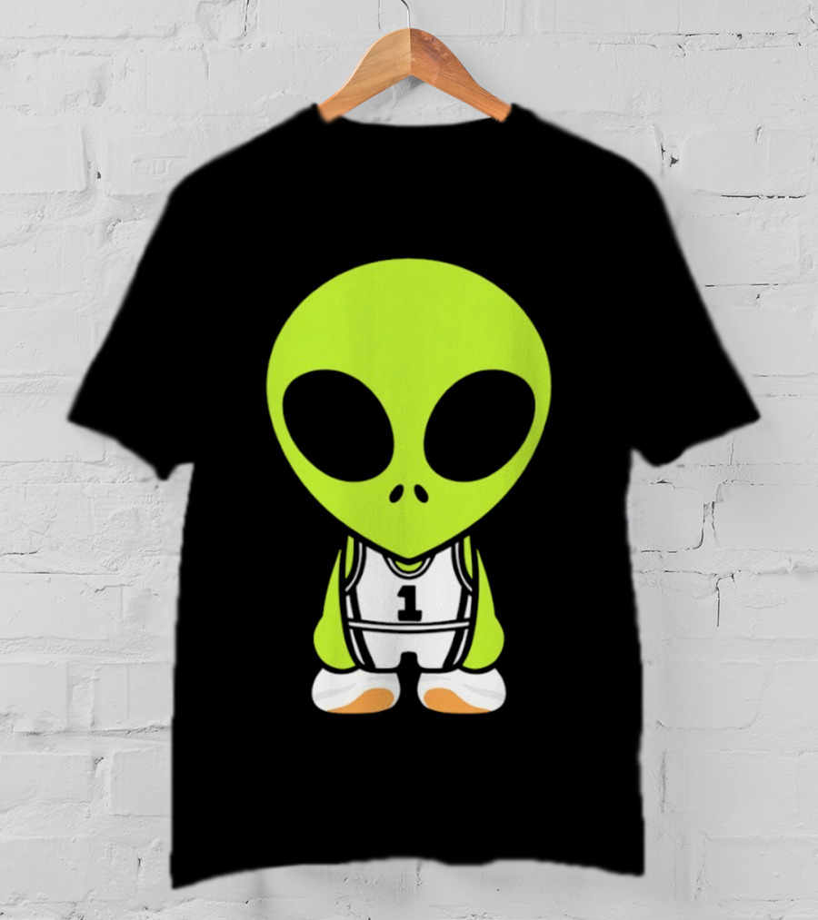 Victor Wembanyama San Antonio Spurs NBA Alien Player Number 1 Basketball T-Shirt