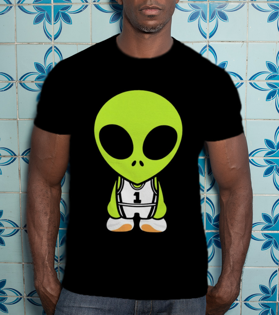 Victor Wembanyama San Antonio Spurs NBA Alien Player Number 1 Basketball T-Shirt