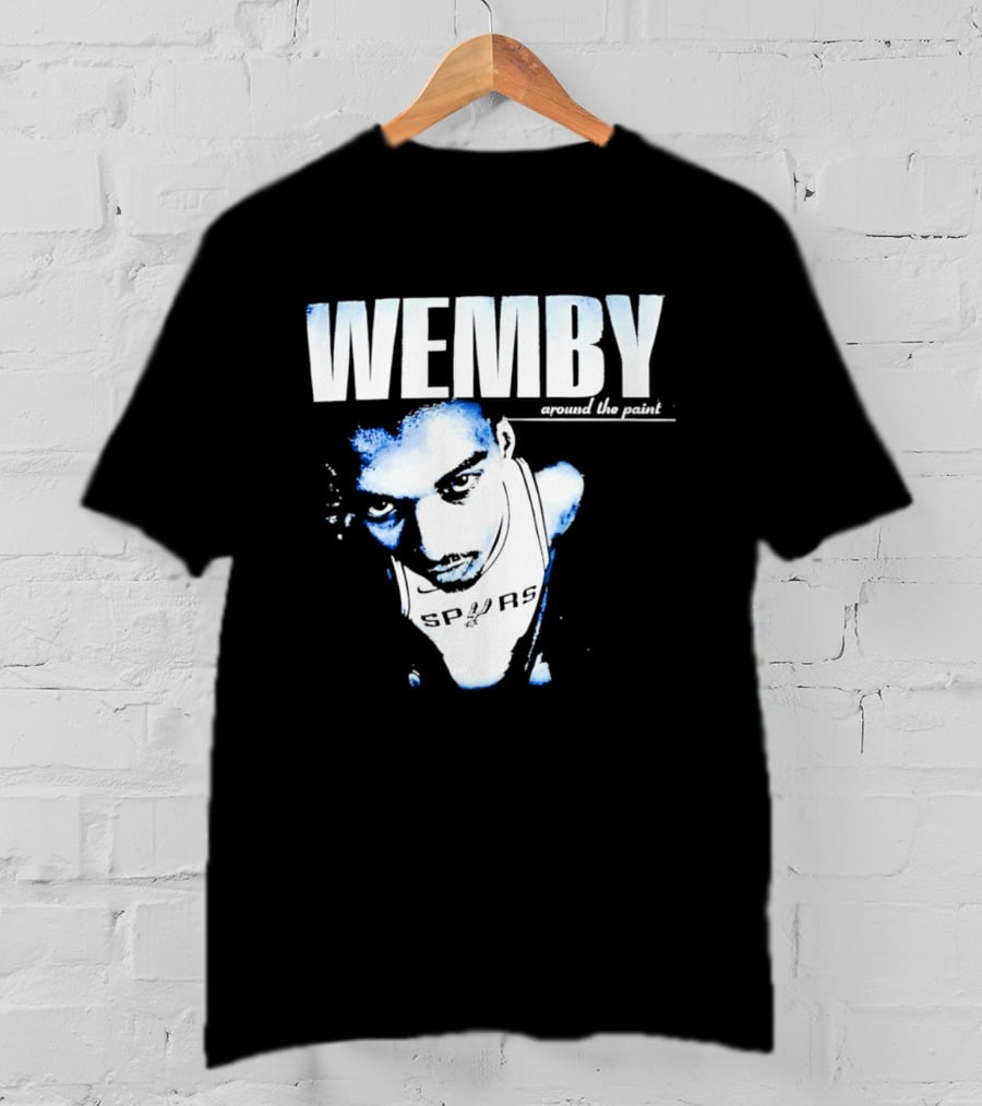 Wemby Around The Point Victor Wembanyama NBA 2026 San Antonio Spurs T-Shirt