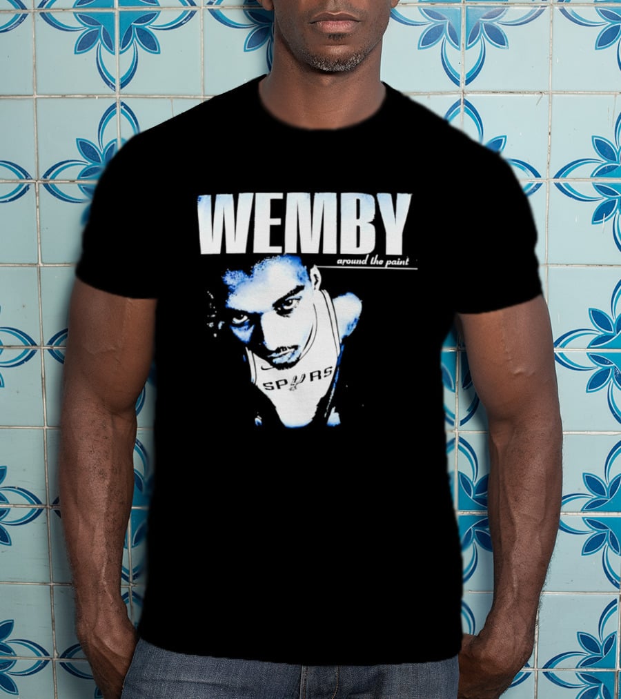 Wemby Around The Point Victor Wembanyama NBA 2026 San Antonio Spurs T-Shirt