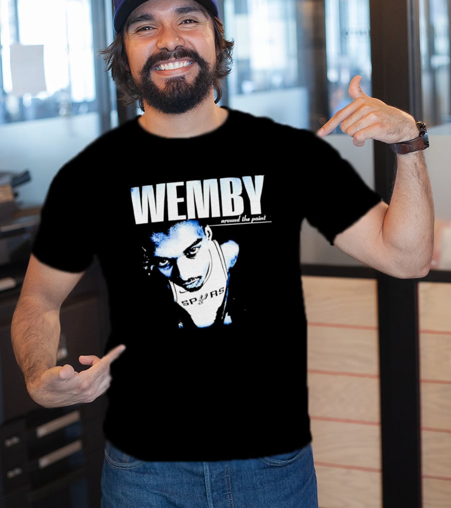 Wemby Around The Point Victor Wembanyama NBA 2026 San Antonio Spurs T-Shirt