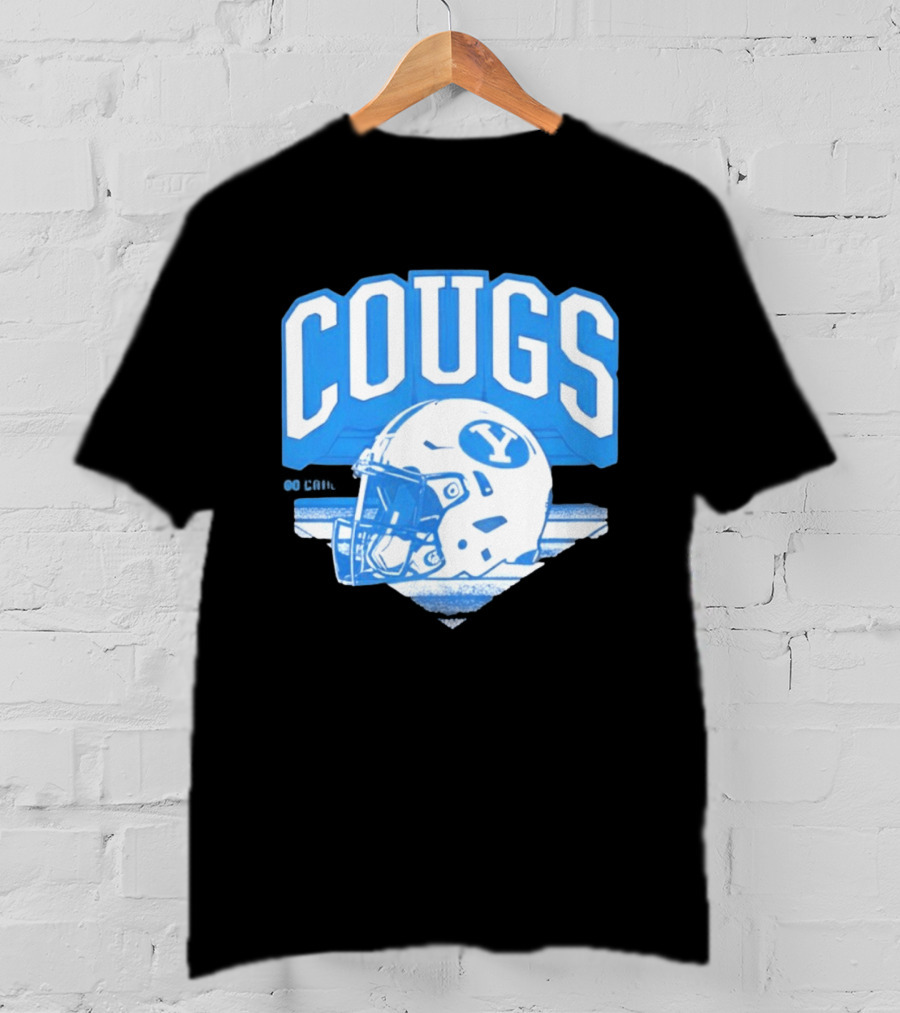 BYU Cougars Football Helmet Gameday Spirit T-Shirt