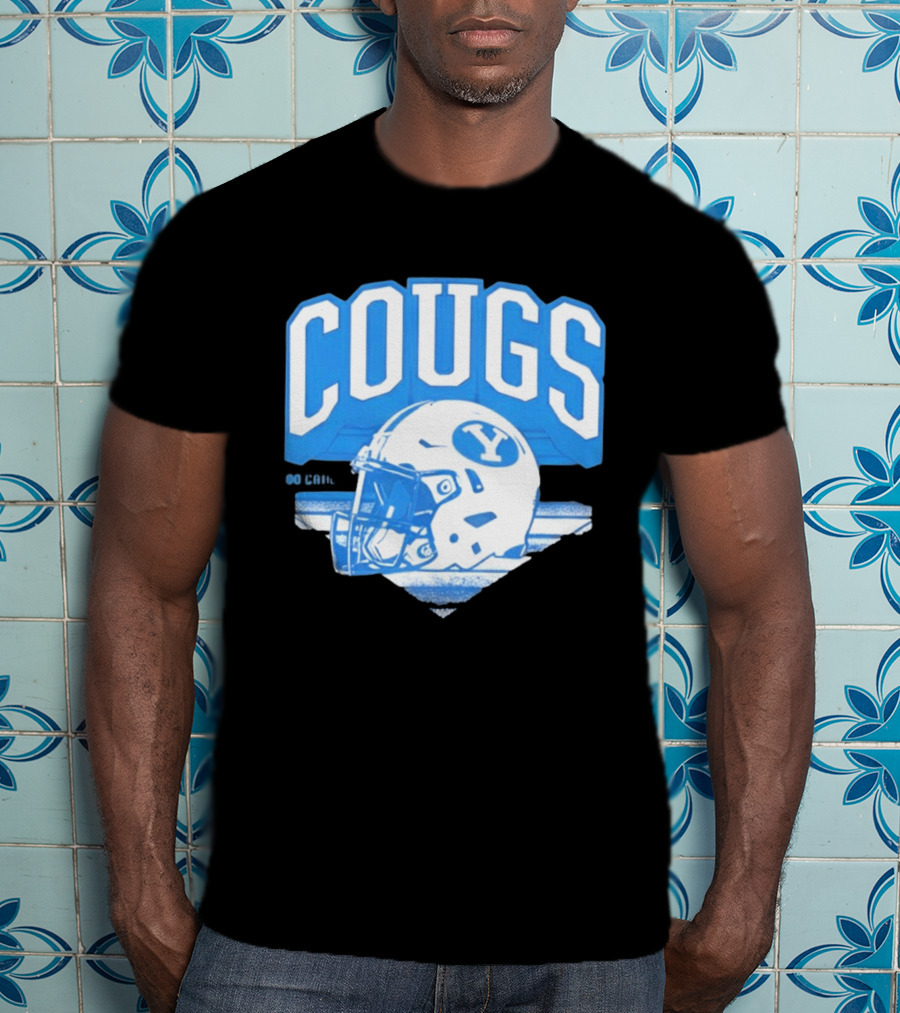 BYU Cougars Football Helmet Gameday Spirit T-Shirt