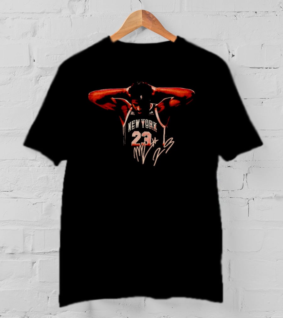 New York Knicks 23 Jersey Basketball Player T-Shirt