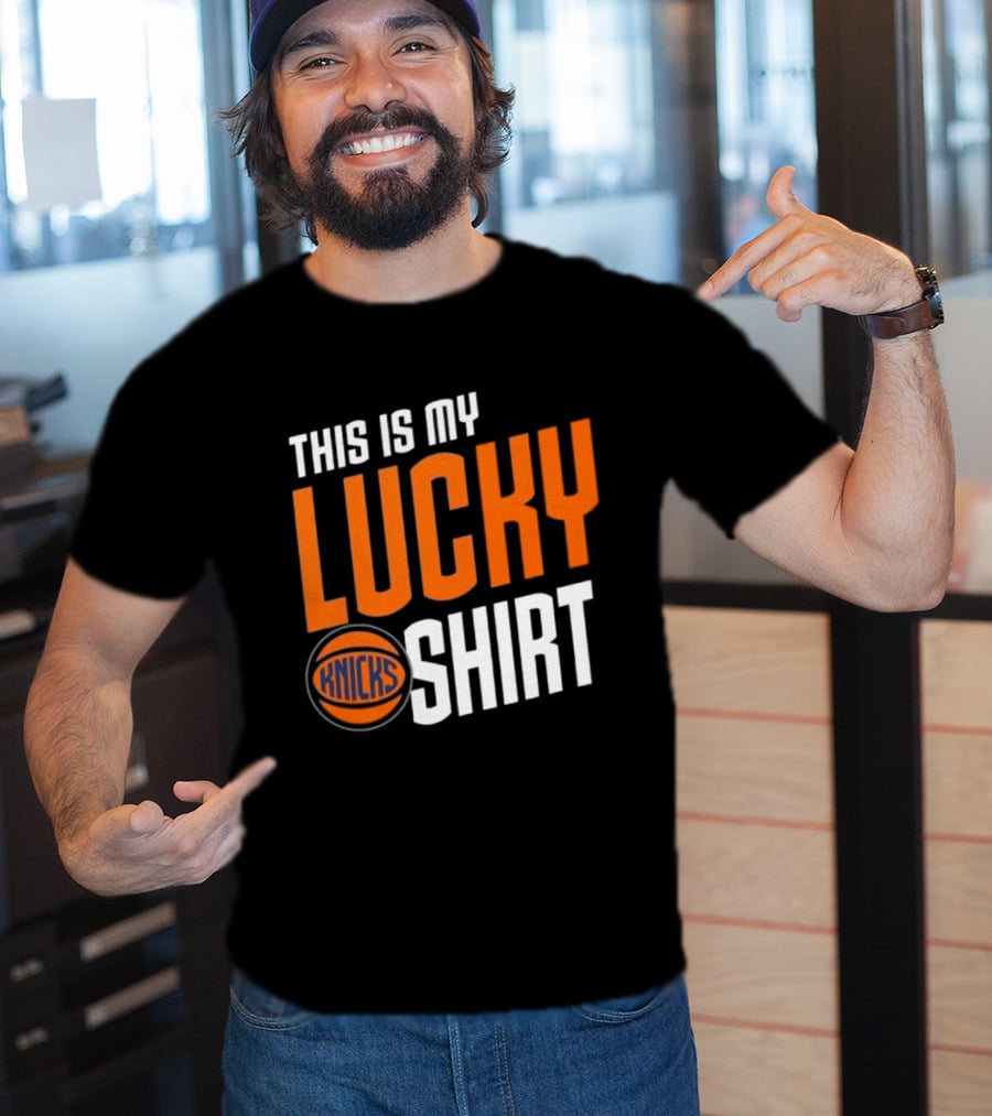 New York Knicks This Is My Lucky Knicks T-Shirt