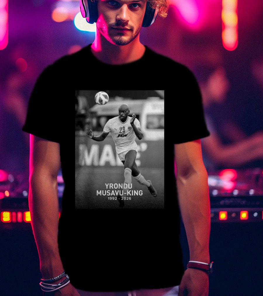 Yrondu Musavu King 29 JSW 1992 2026 Soccer Player T-Shirt