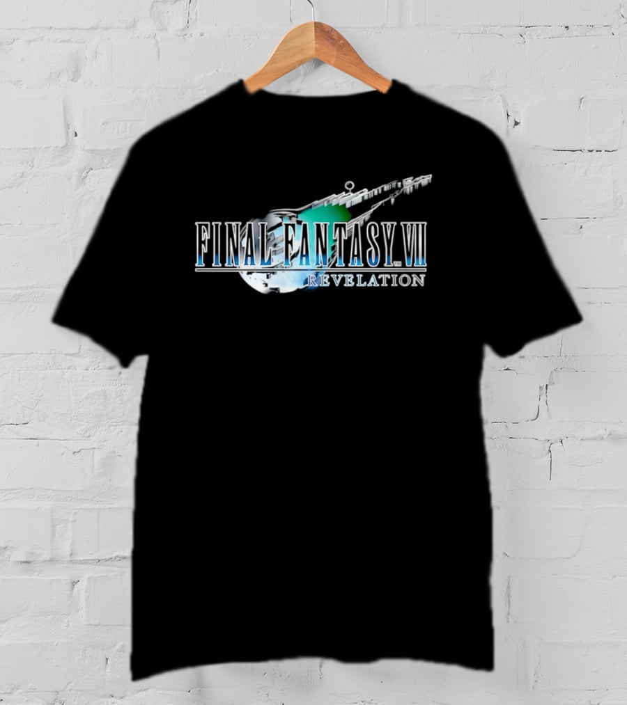 Final Fantasy VII Revelation Iconic Gaming Franchise Pop Culture T-Shirt