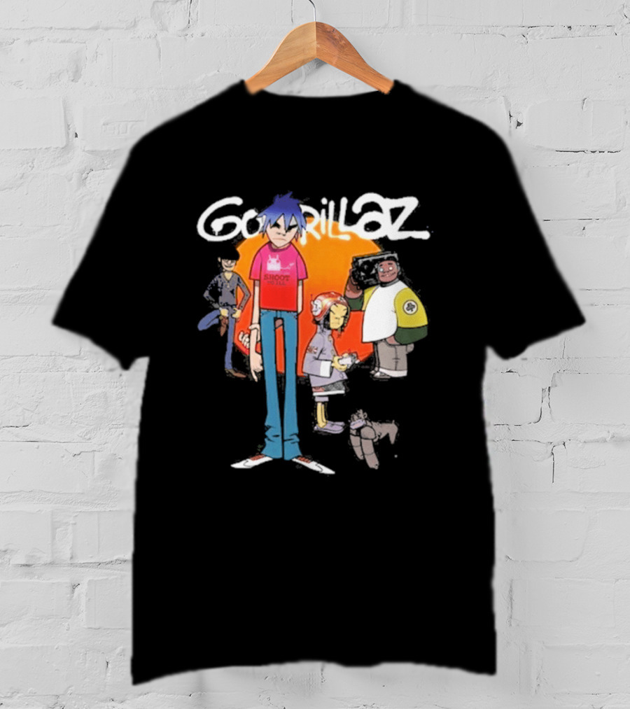 Gorillaz Summer Tour 2026 Band Members T-Shirt