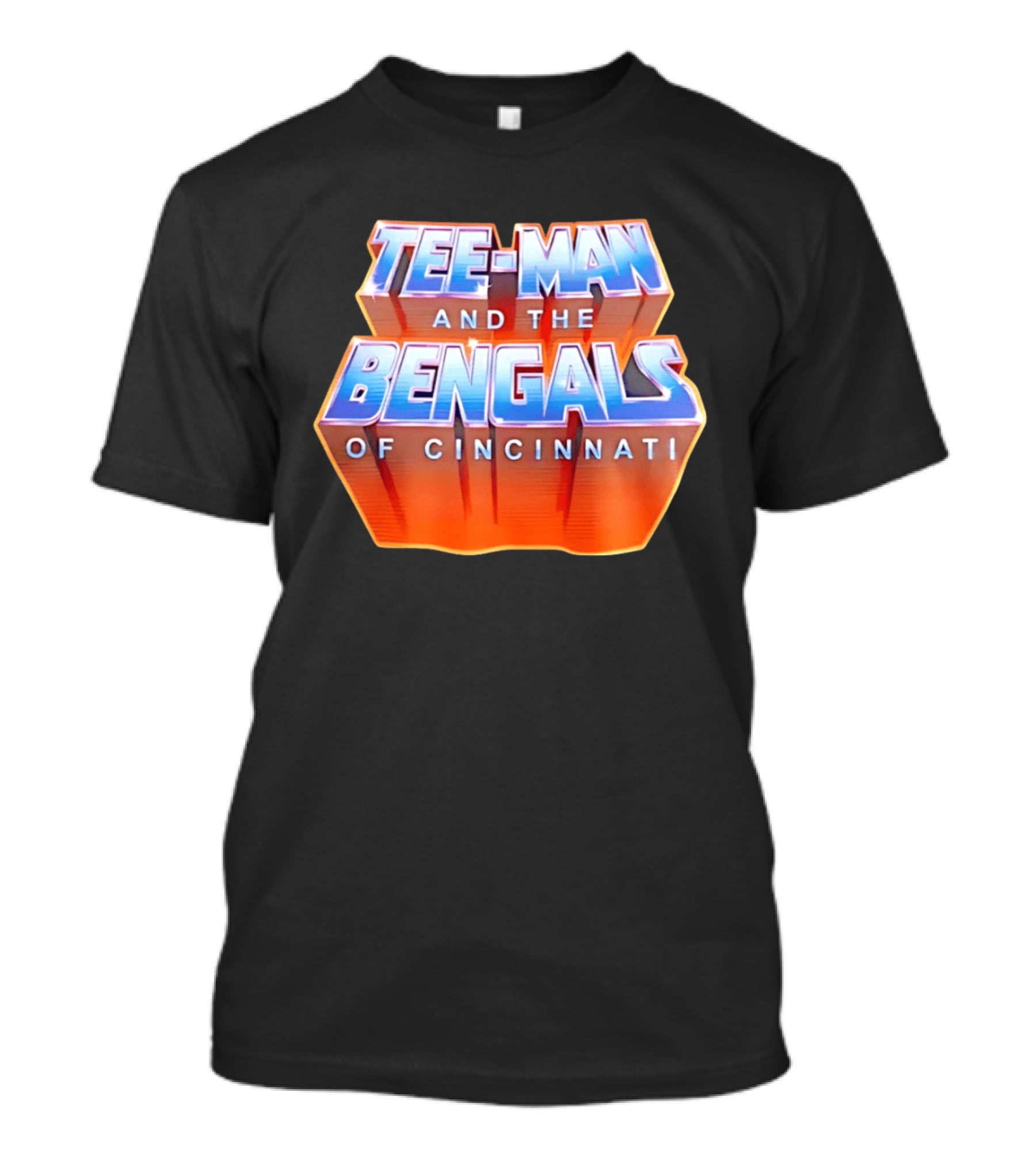 Tee Man And The Bengals Of Cincinnati T-Shirt