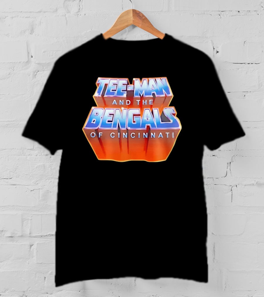 Tee Man And The Bengals Of Cincinnati T-Shirt
