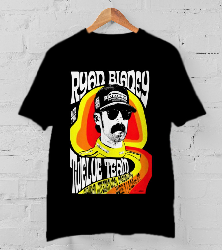 Ryan Blaney 12 Tribute Team Michigan International Speedway June 7 2026 T-Shirt