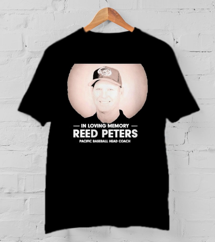 In Loving Memory Reed Peters Pacific Baseball Head Coach Panthers Cap T-Shirt