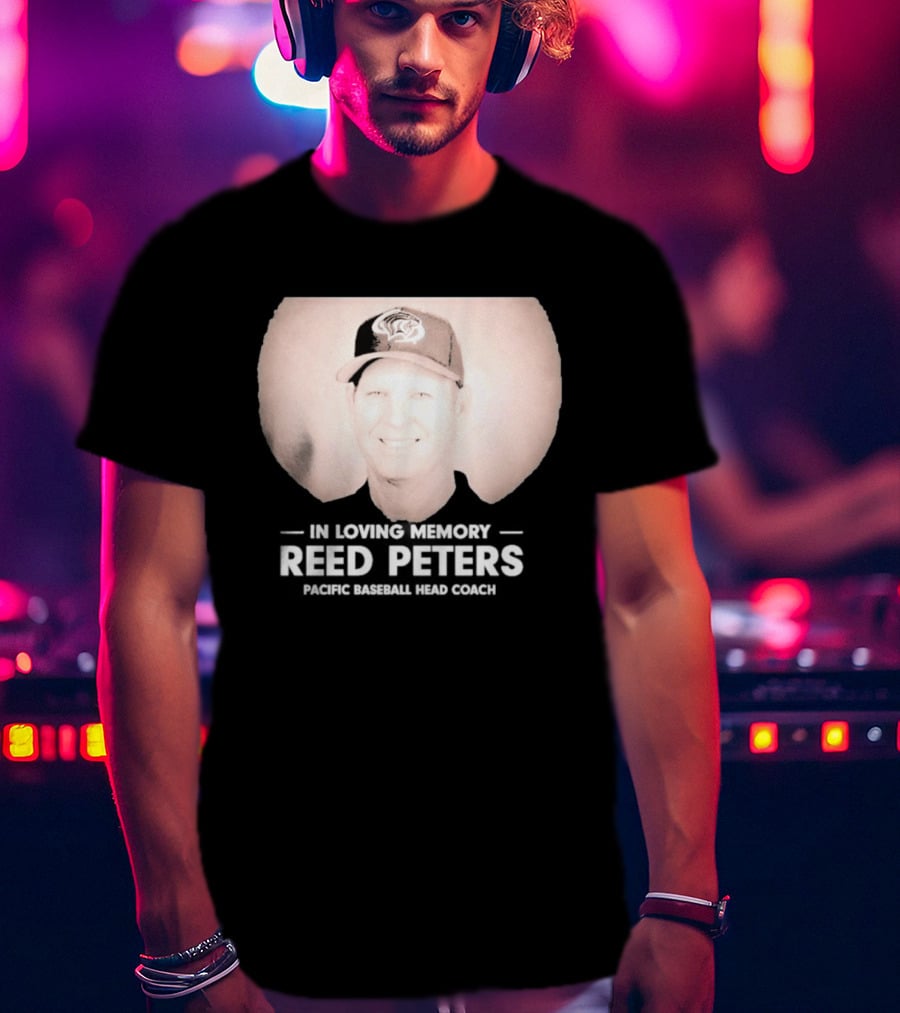 In Loving Memory Reed Peters Pacific Baseball Head Coach Panthers Cap T-Shirt