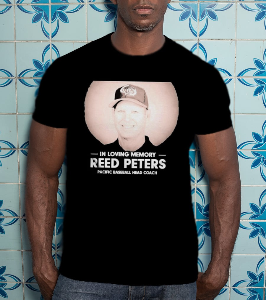 In Loving Memory Reed Peters Pacific Baseball Head Coach Panthers Cap T-Shirt