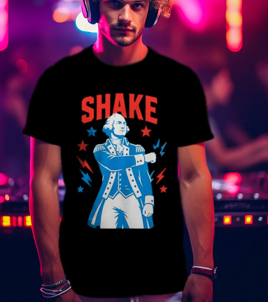 Shake And Bake George Washington America Drinking T-Shirt