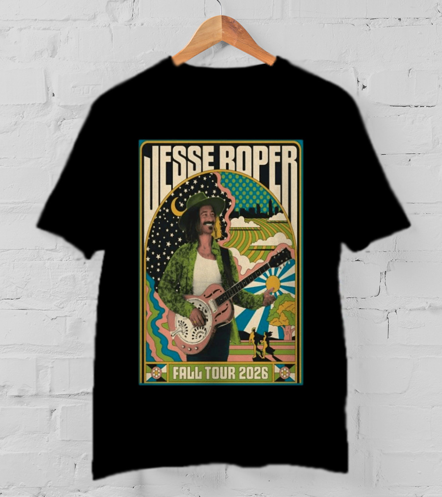 Jesse Roper Fall Tour 2026 Psychedelic Countryside Concert T-Shirt