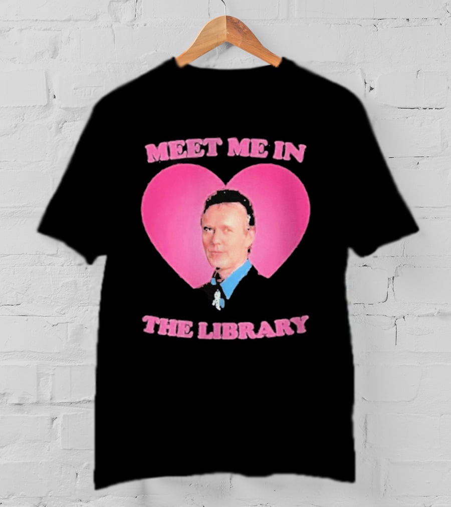 Meet Me In The Library Pink Heart Anthony Head Rupert Giles 2026 T-Shirt