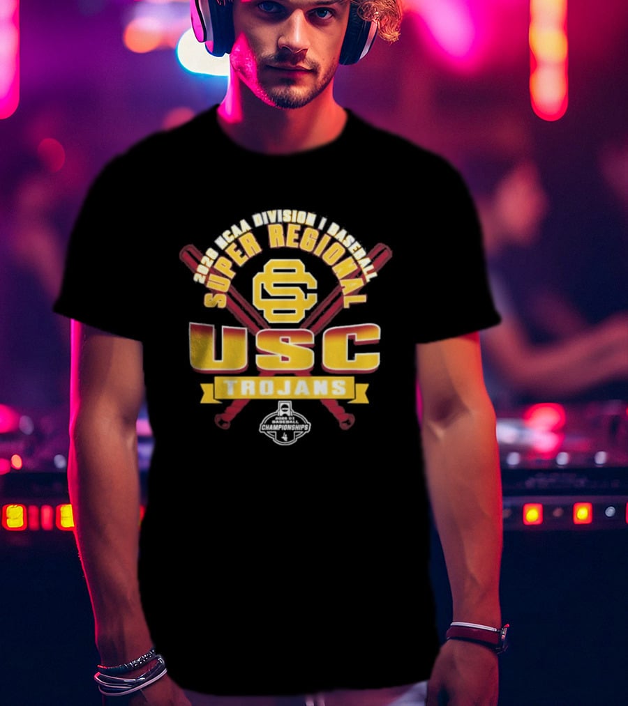 USC Trojans 2026 NCAA Division 1 Baseball Super Regional T-Shirt