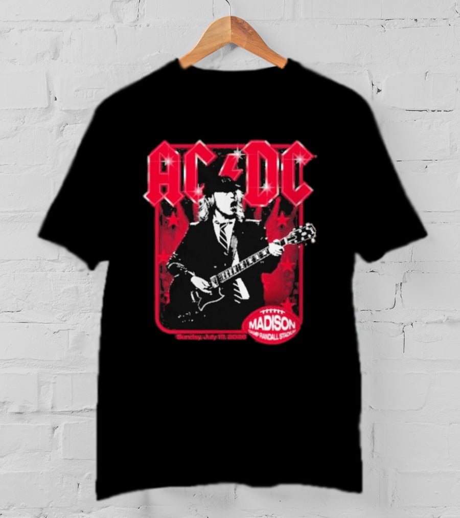 ACDC Madison Camp Randall Stadium Pwr Up Tour T-Shirt