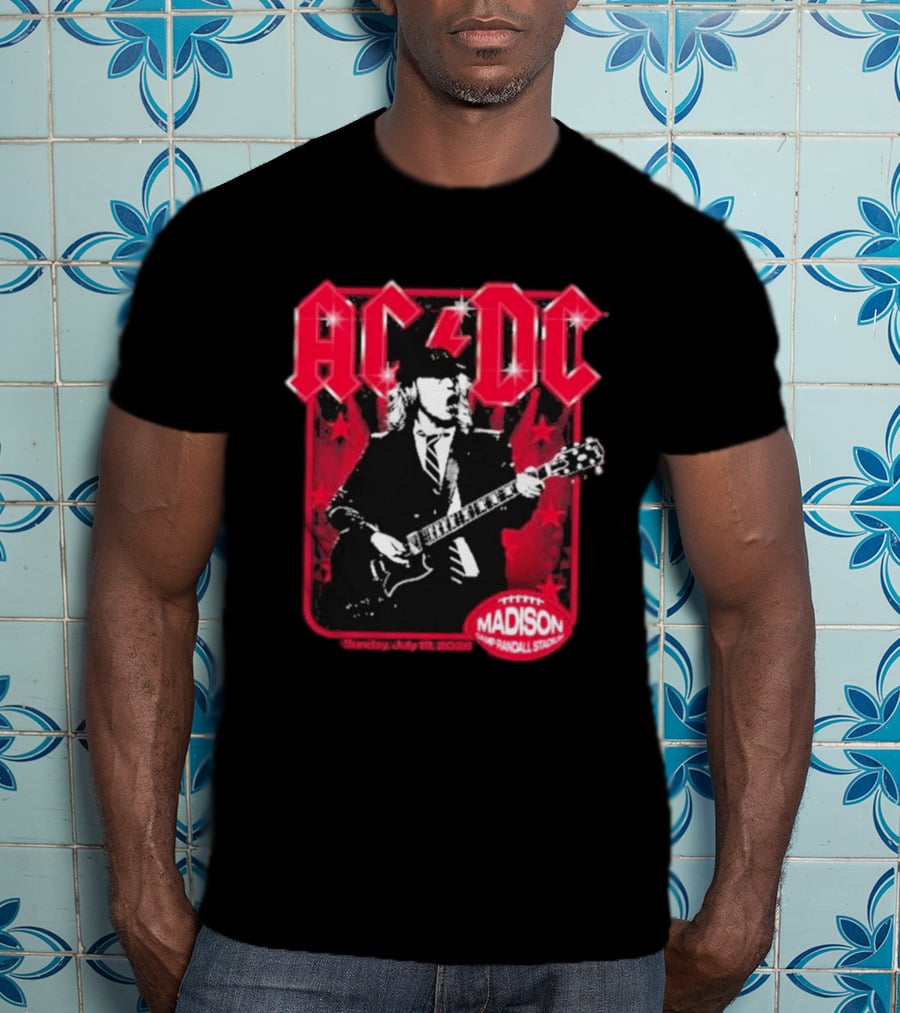 ACDC Madison Camp Randall Stadium Pwr Up Tour T-Shirt