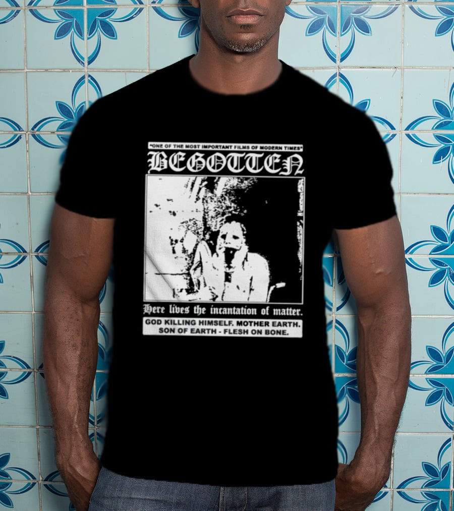 Begotten Most Important Films Modern Times Bootleg Surreal Cult Classic Horror Movie T-Shirt