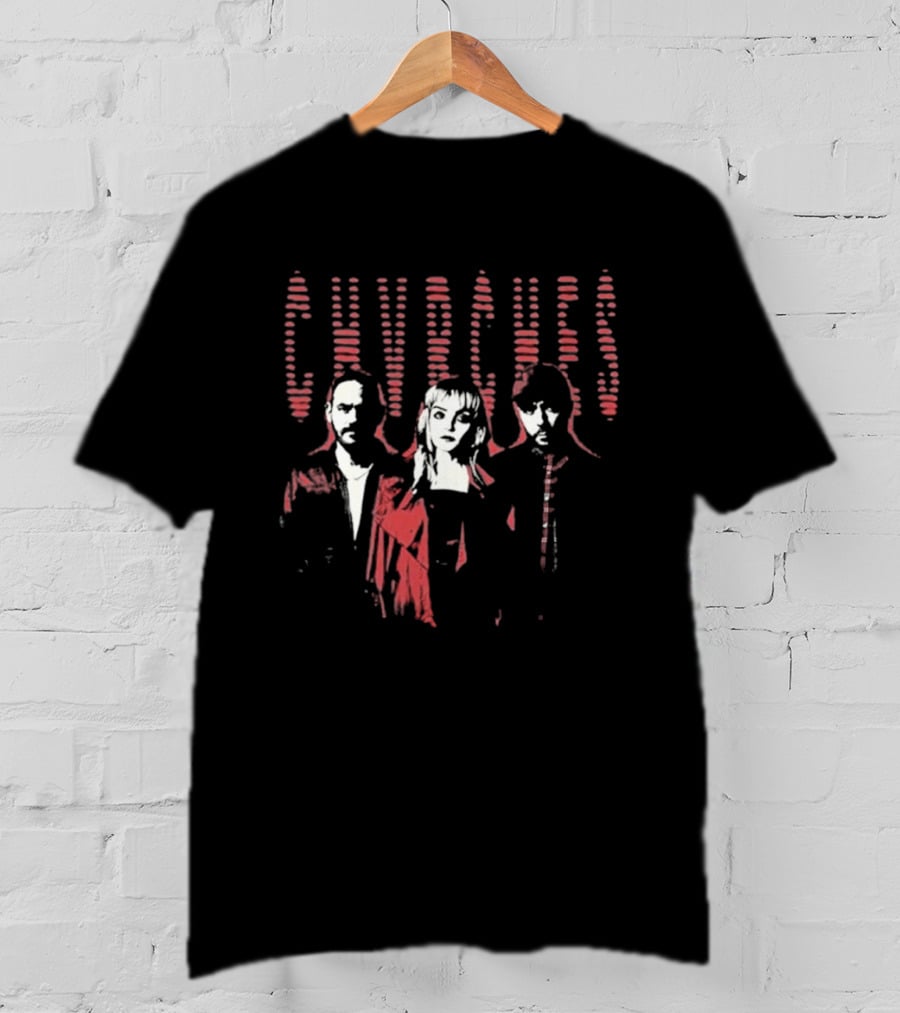 CHVRCHES Band Member Red T-Shirt