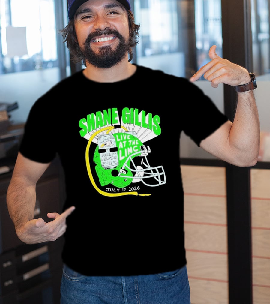 Shane Gillis Live At The Linc Philadelphia July 17 2026 Helmet T-Shirt