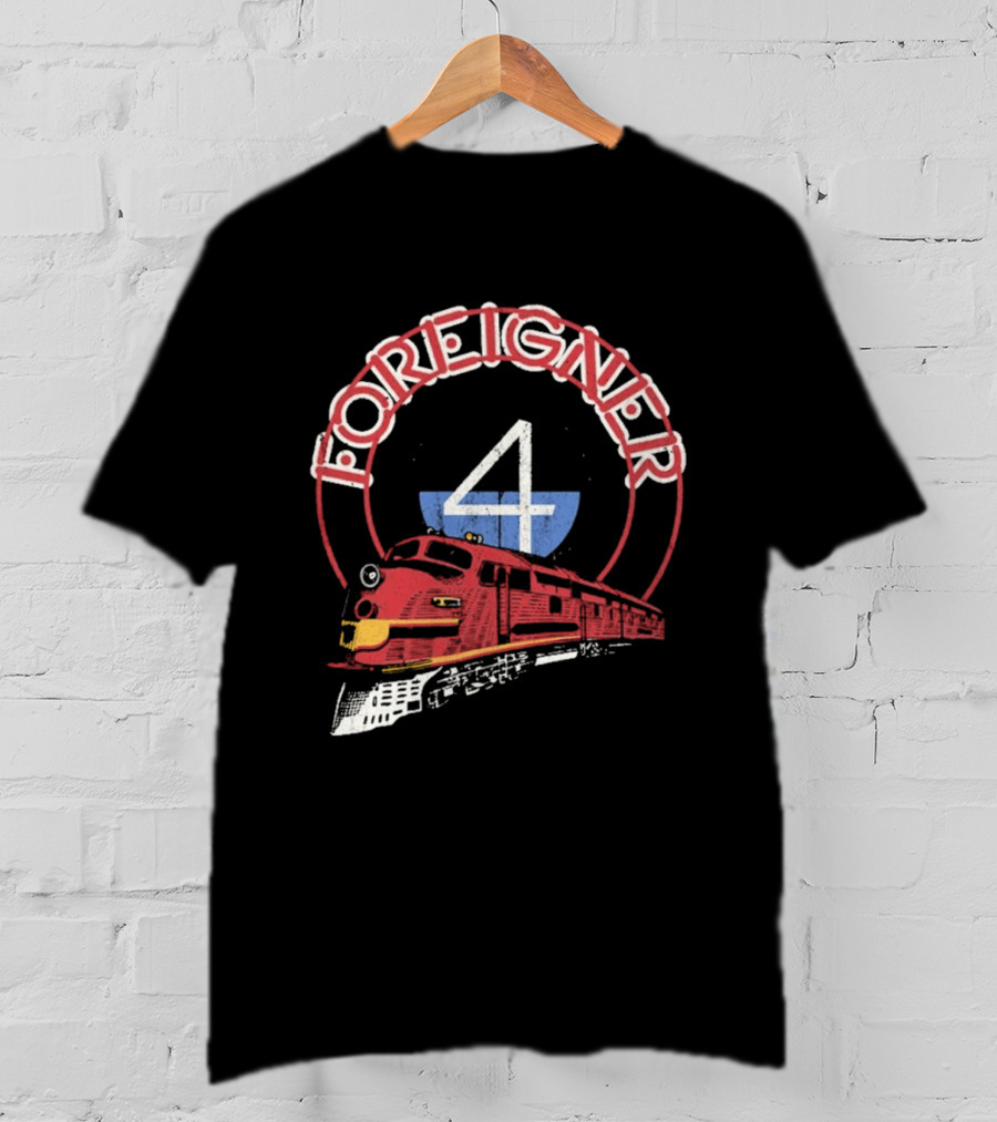 Foreigner 4 Train Red T-Shirt