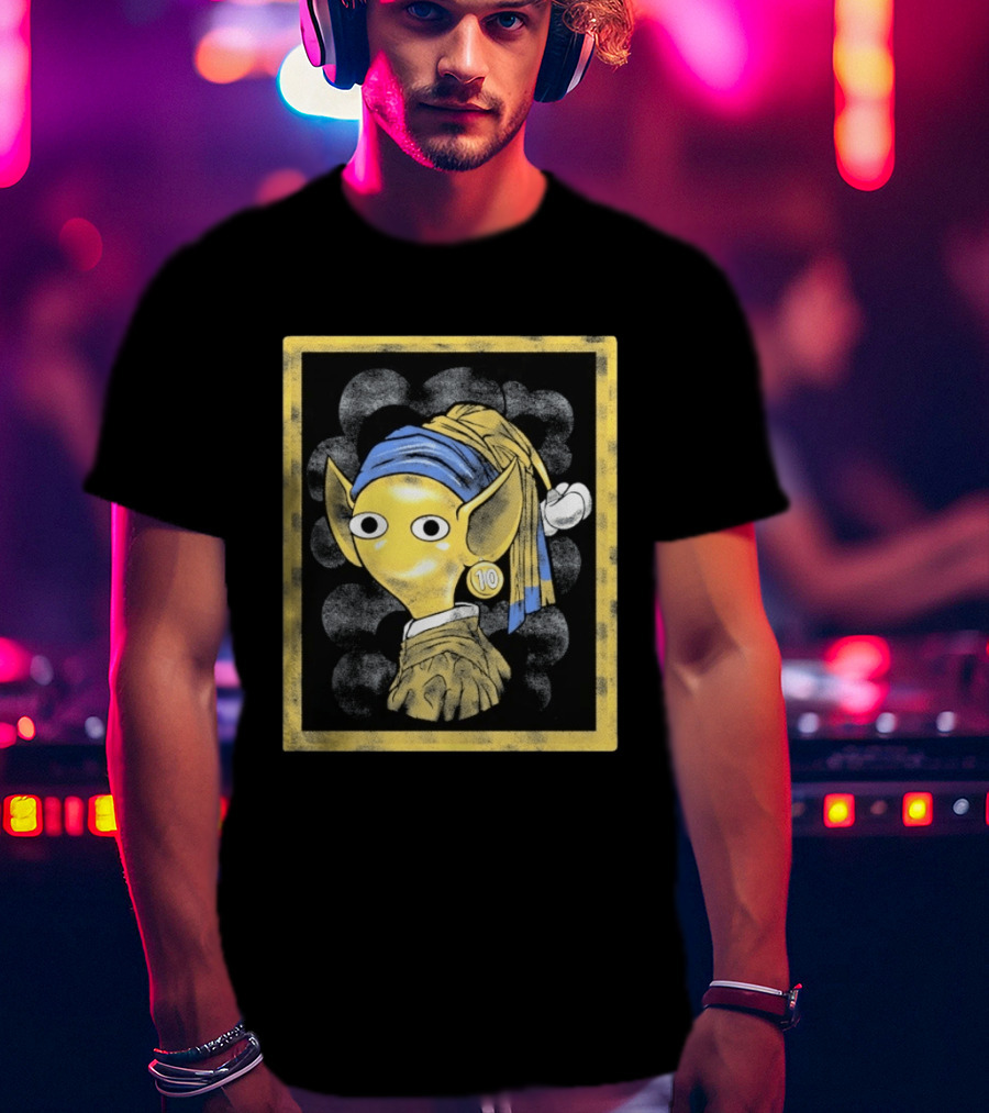 Girl With A Pellet Earring Alien Number 10 T-Shirt