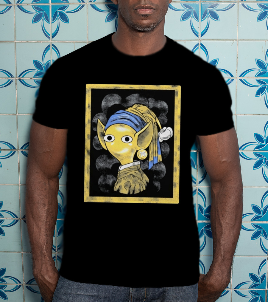 Girl With A Pellet Earring Alien Number 10 T-Shirt