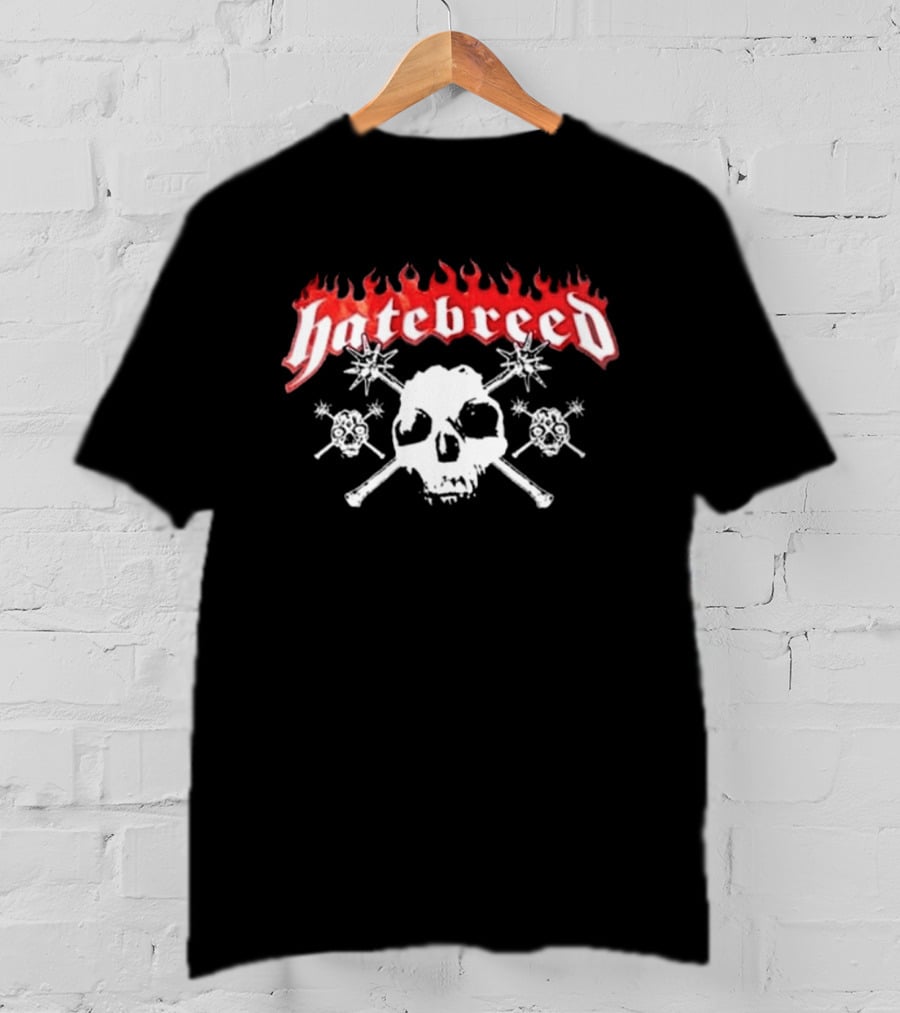 Hatebreed The Summer Slaughter Tour Part 1 2026 Skull And Crossbones Logo With Dates T-Shirt