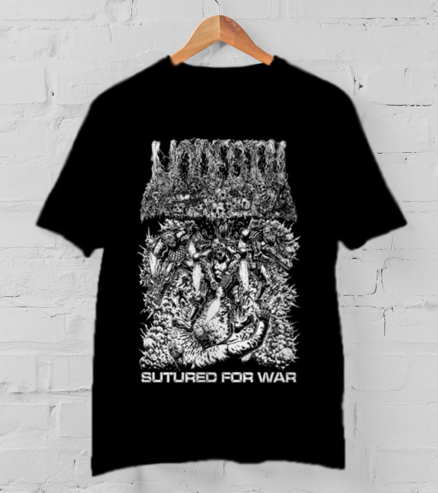 Undeath Sutured For War Metal Shop T-Shirt