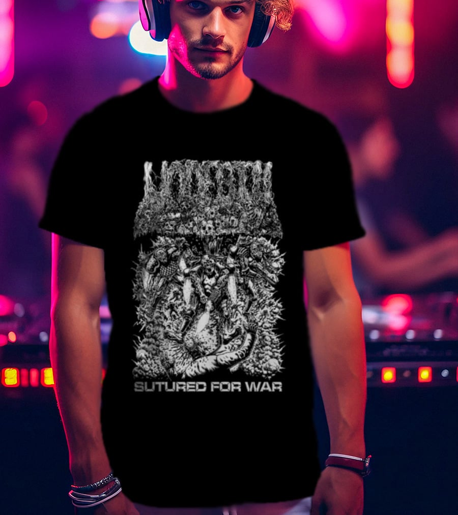 Undeath Sutured For War Metal Shop T-Shirt