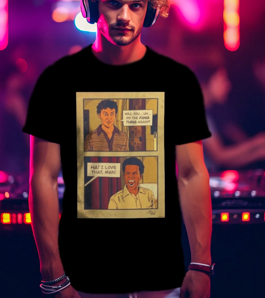Interview With The Vampire Fang Thing Comic Panel Ha I Love That Man T-Shirt