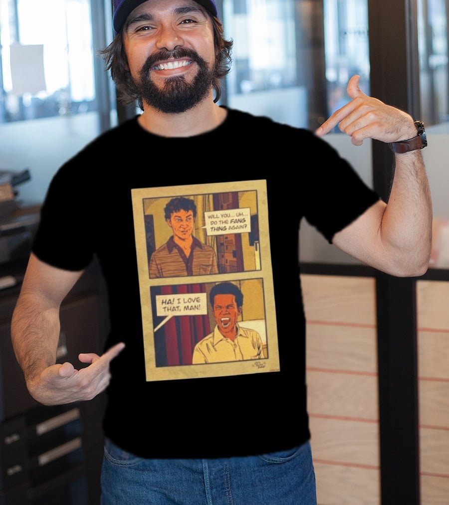 Interview With The Vampire Fang Thing Comic Panel Ha I Love That Man T-Shirt