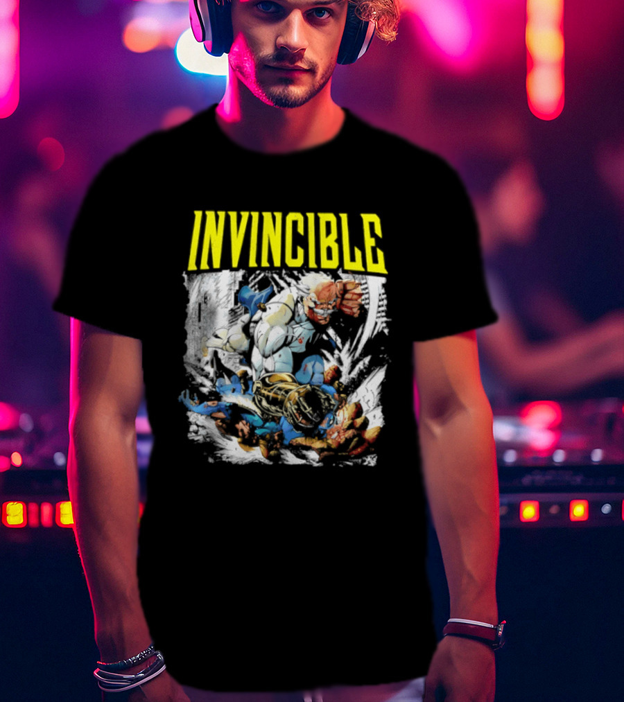Invincible Thragg Vs Omni Man Epic Battle Comics T-Shirt
