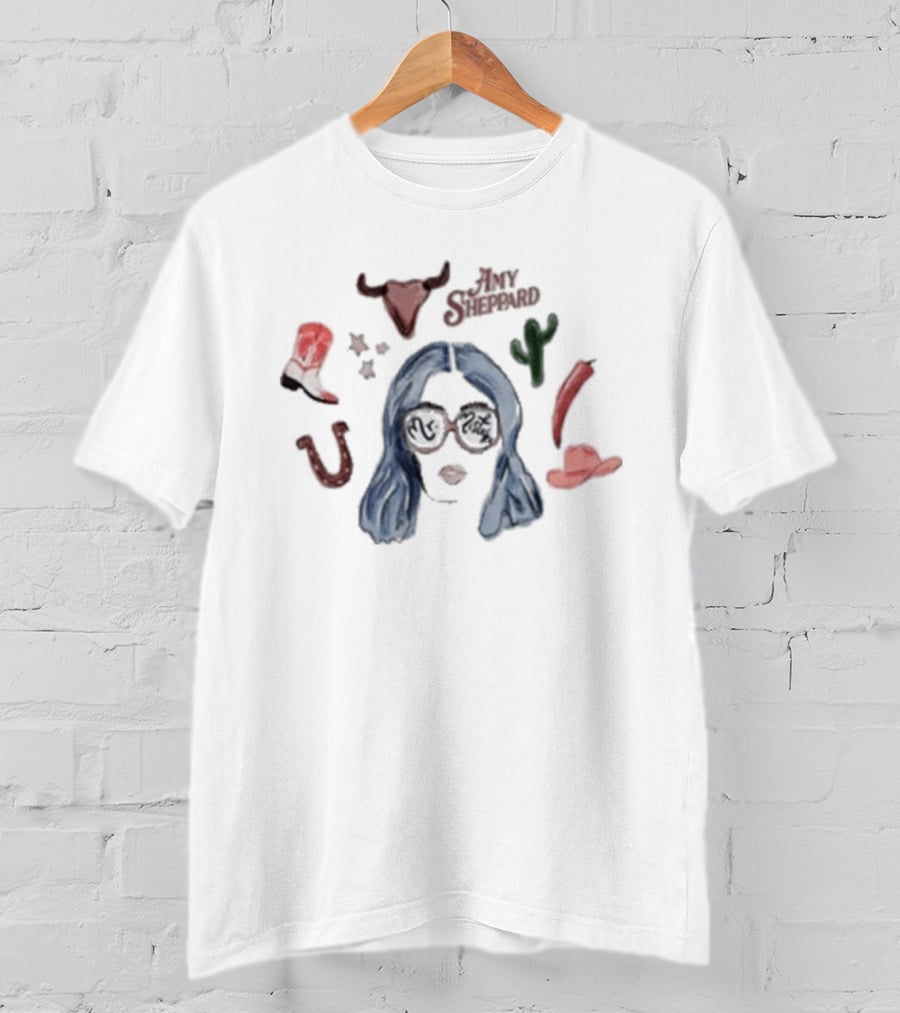 Amy Sheppard Mr. Mistake Western Cowgirl Elements Sunglasses Cactus Boots Hat T-Shirt