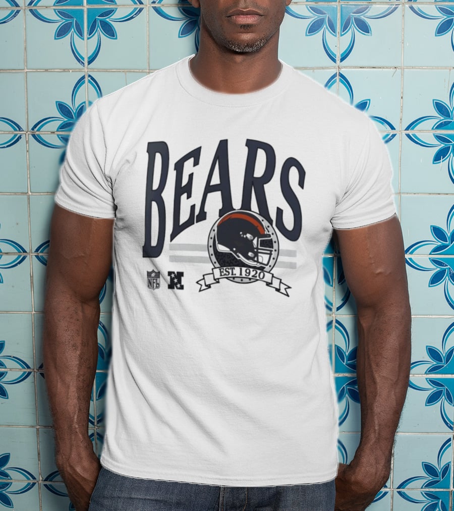 Bears Est 1920 Chicago Helmet Football NFL NFC T-Shirt