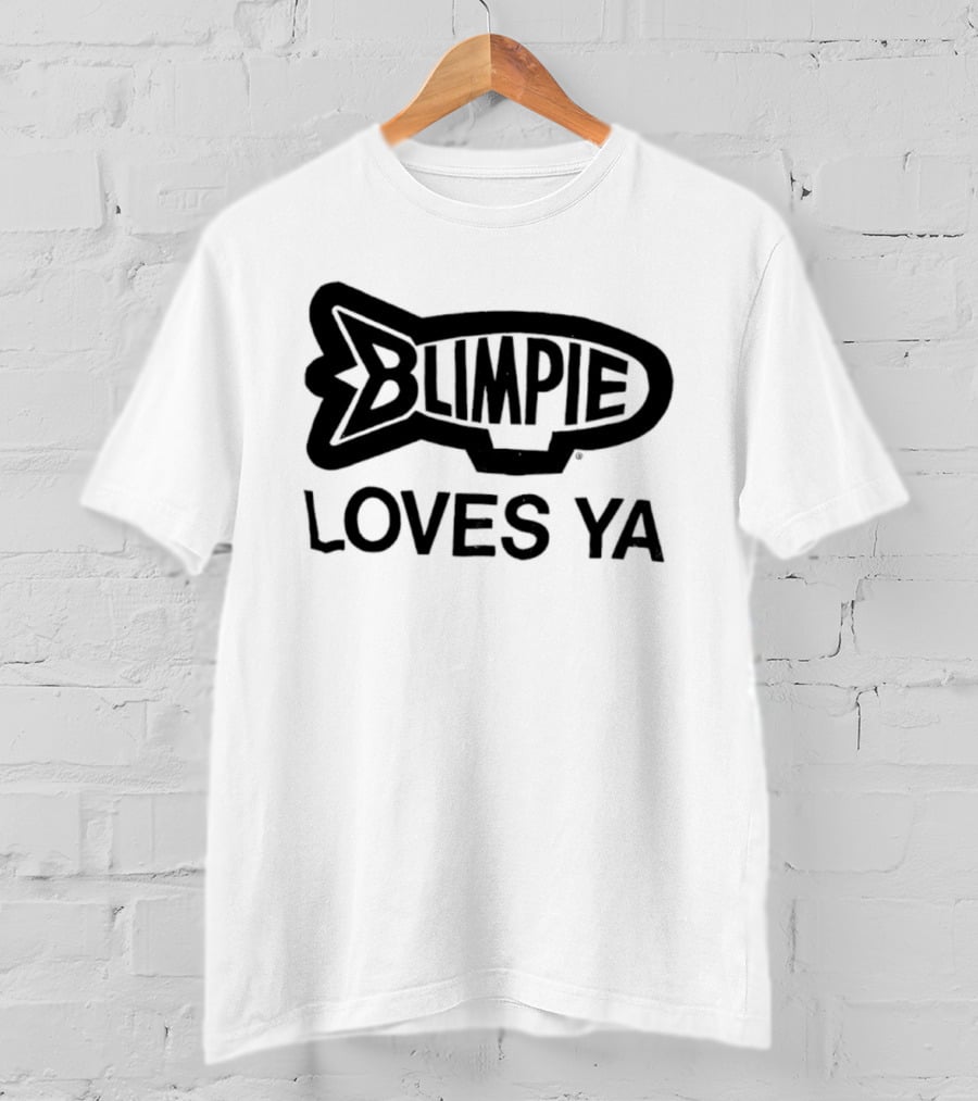 Blimpie Loves Ya Sandwich Shop Fast Food Blimp T-Shirt
