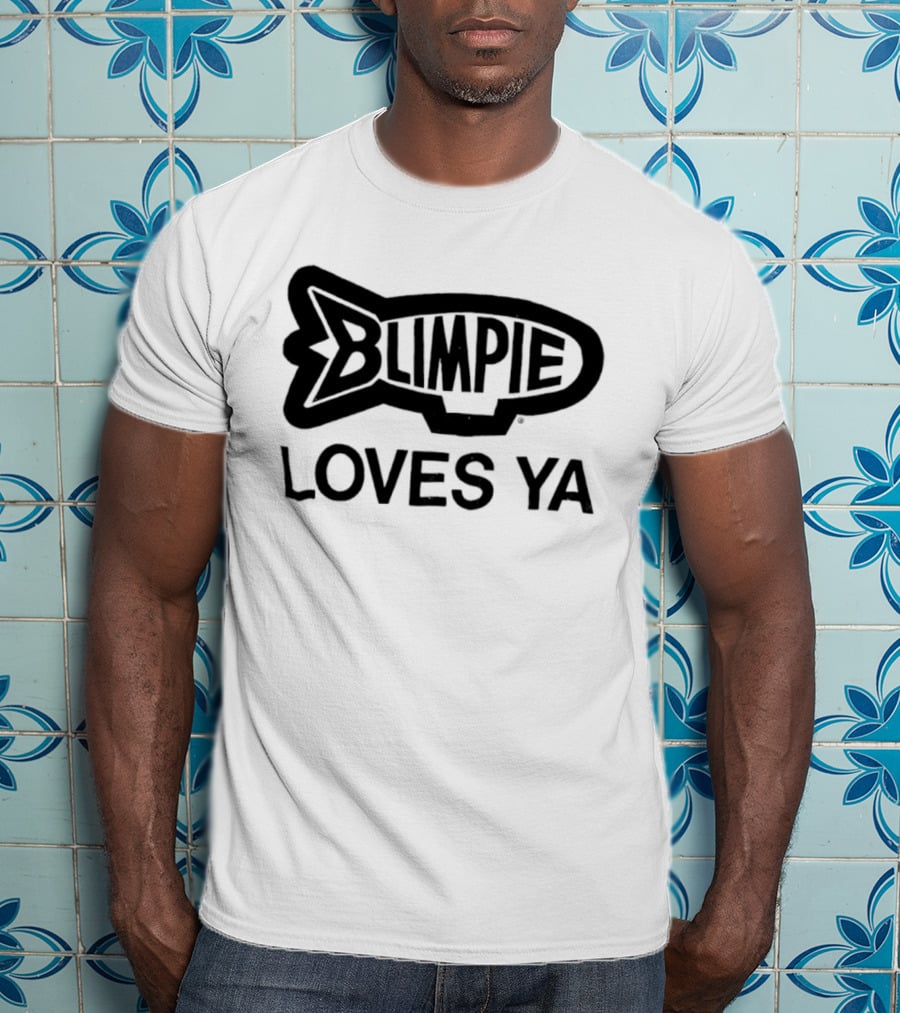 Blimpie Loves Ya Sandwich Shop Fast Food Blimp T-Shirt