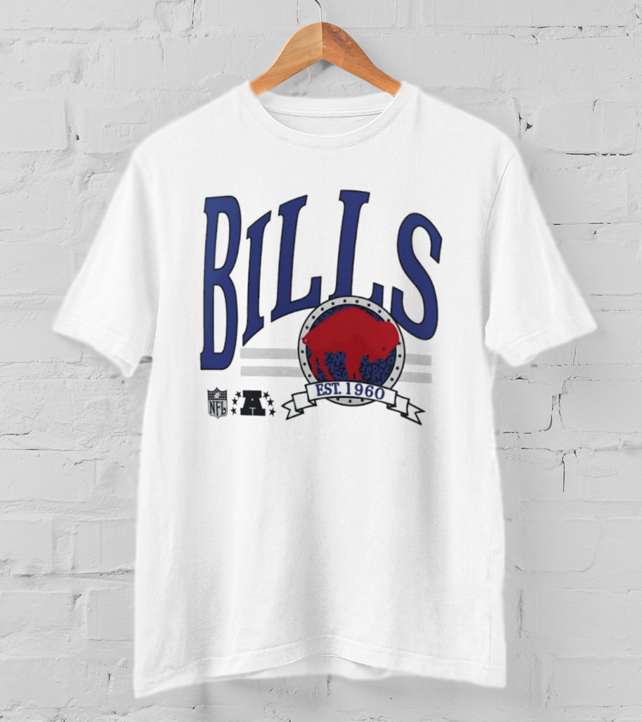 Buffalo Bills Est 1960 Blue Red Buffalo T-Shirt