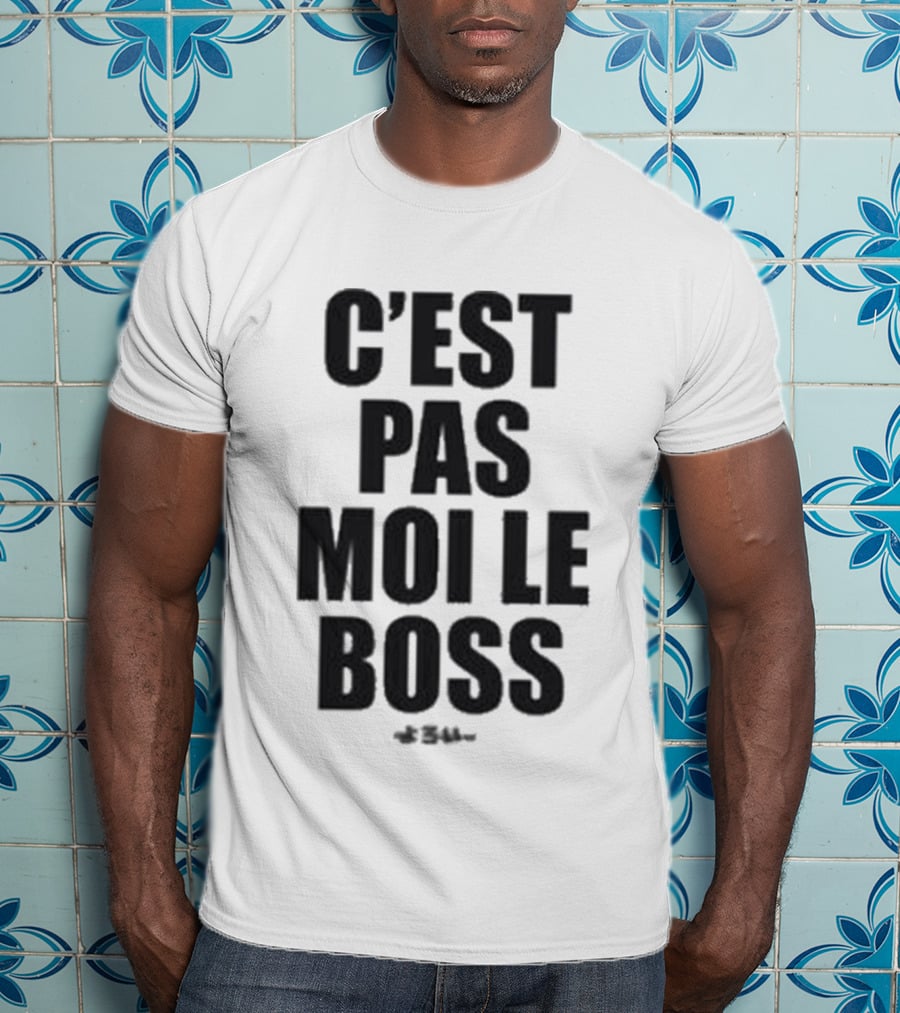Orelsan C'est Pas Moi Le Boss Text Clothing T-Shirt