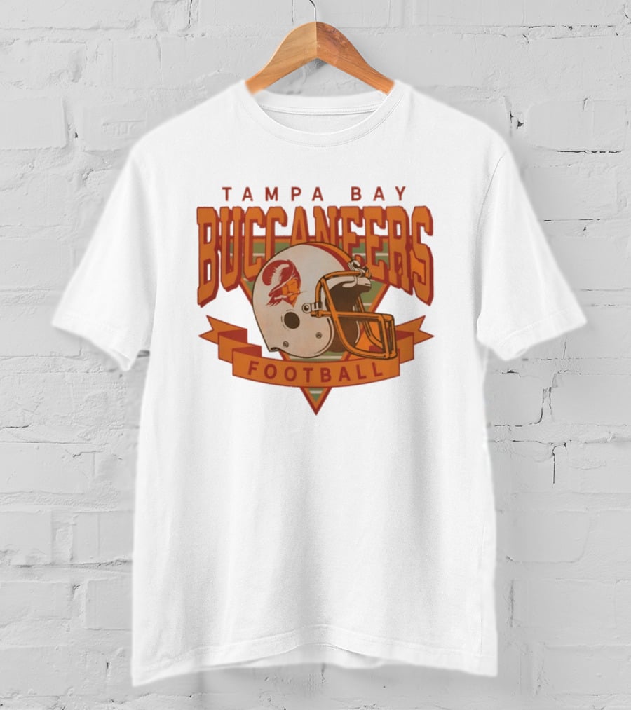 Tampa Bay Buccaneers Football Helmet T-Shirt