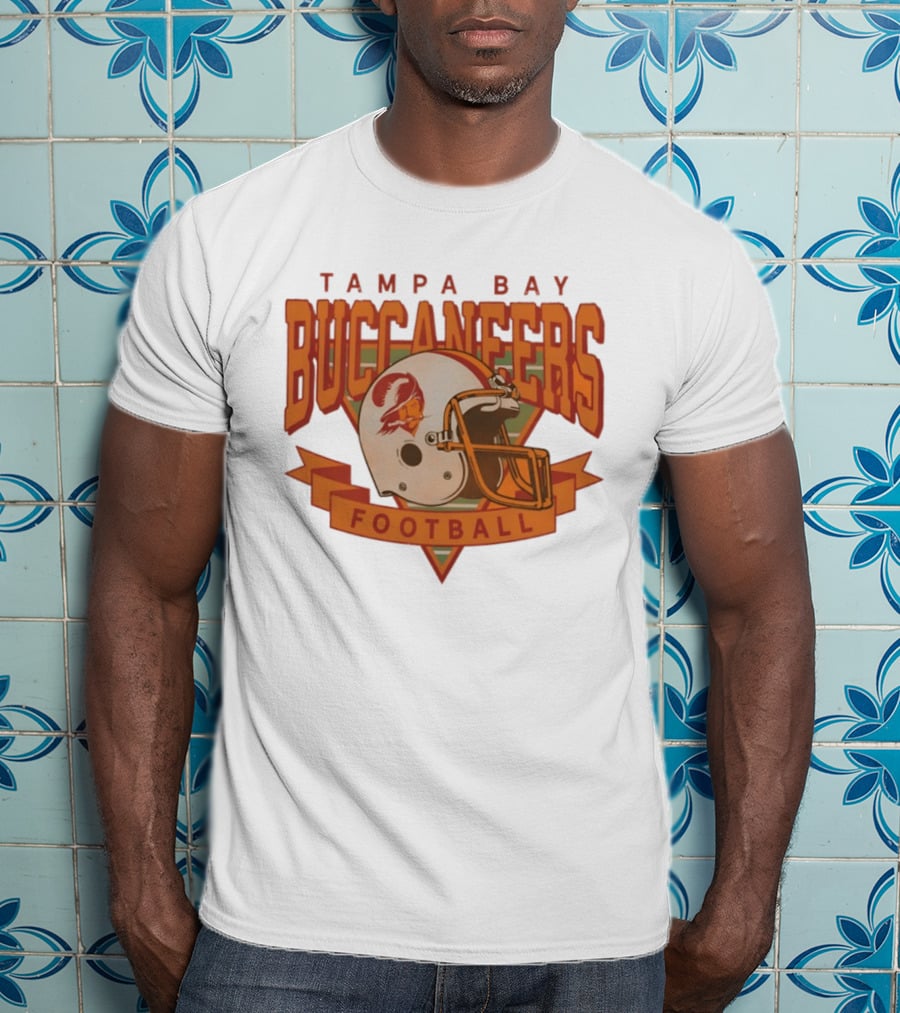 Tampa Bay Buccaneers Football Helmet T-Shirt