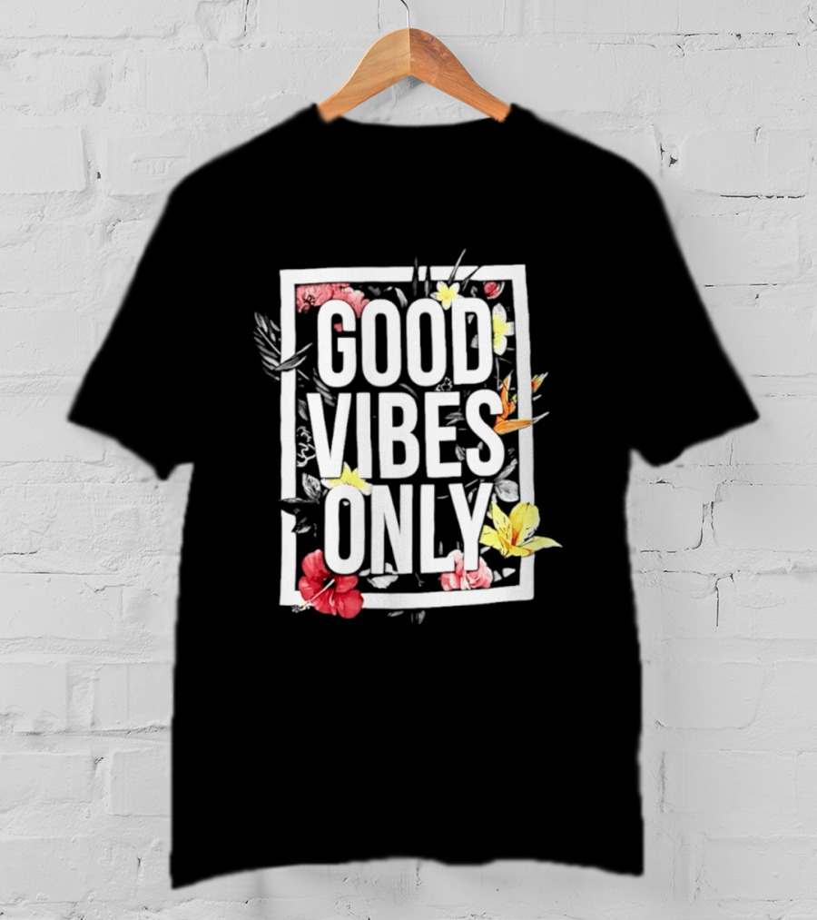 Alana Thompson Good Vibes Only Floral T-Shirt