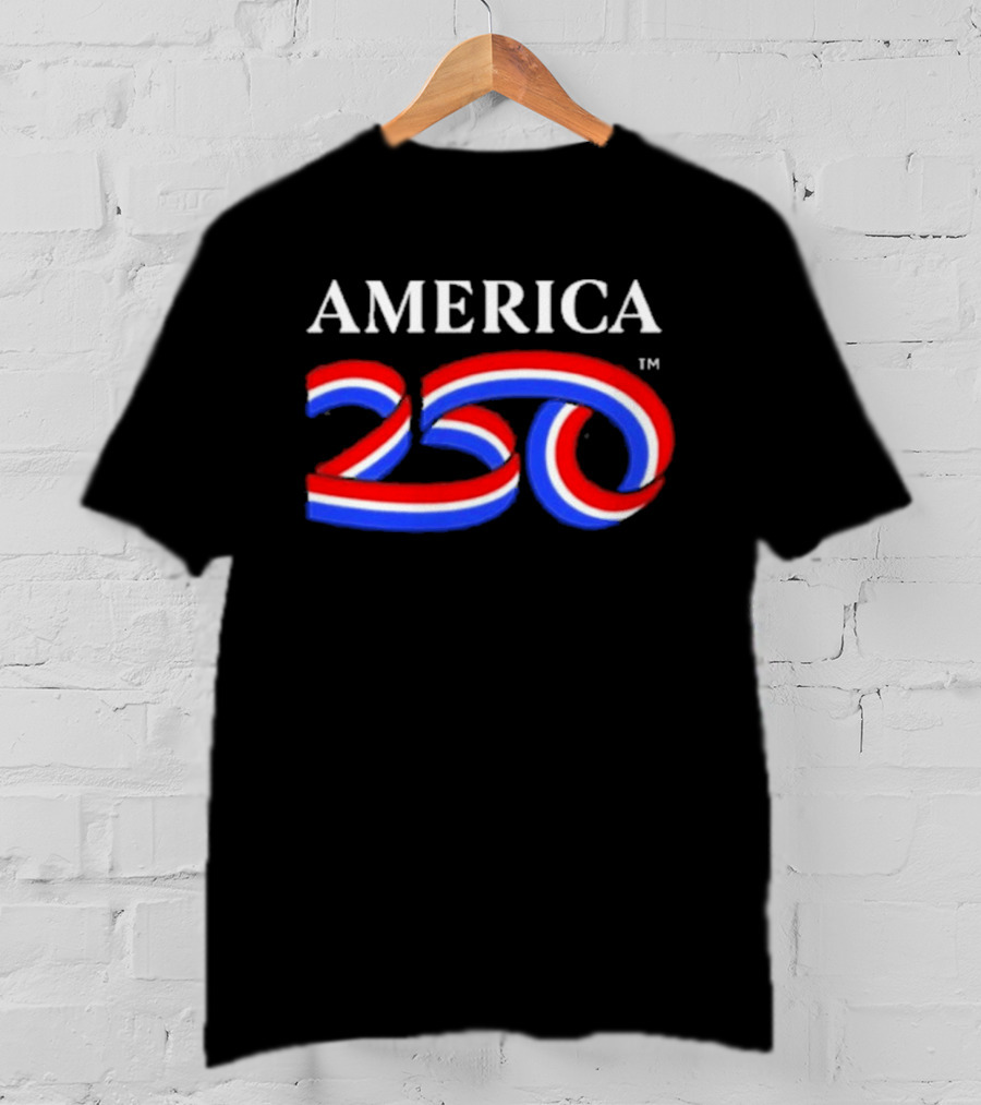 AMERICA 250 Red White Blue USA Anniversary T-Shirt