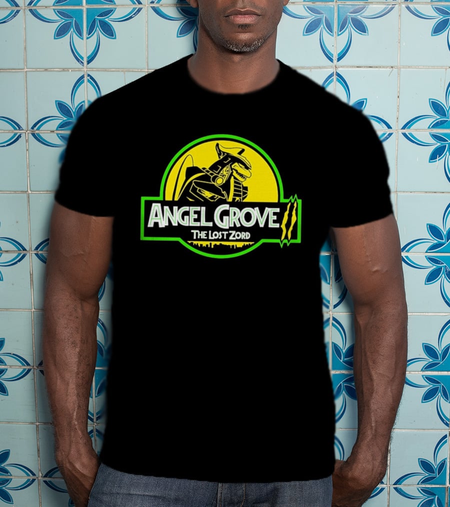 Angel Grove The Lost Zord Dinosaur Robot T-Shirt