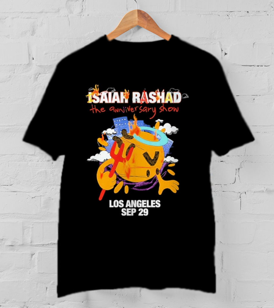 Isaiah Rashad The Anniversary Show Los Angeles Sep 29 T-Shirt