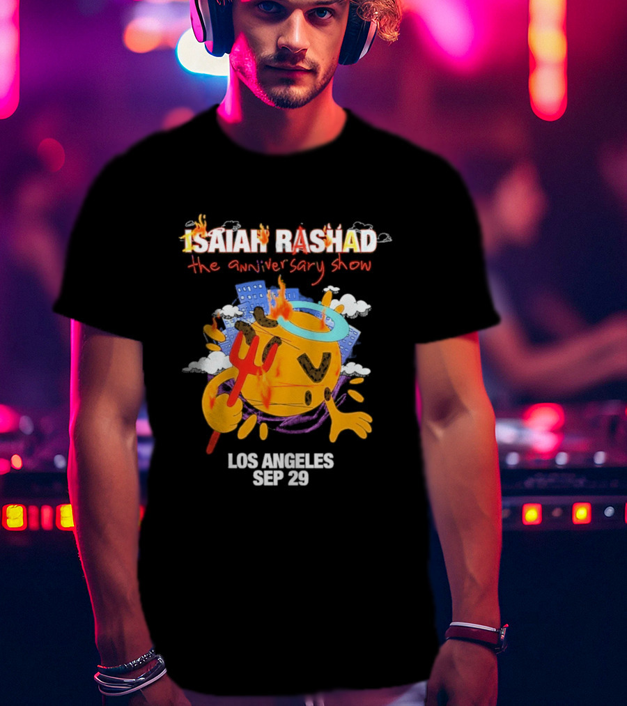 Isaiah Rashad The Anniversary Show Los Angeles Sep 29 T-Shirt