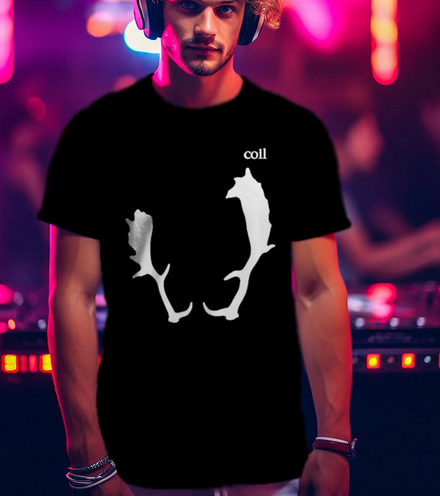 Coil Black Antlers T-Shirt